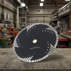 Disco da taglio a diamante segmentato circolare Turbo 230mm 9 pollici in acciaio ceramica lama personalizzabile supporto OEM marmo granito pietra - Product Image 5