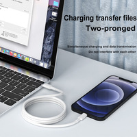 Câble de charge rapide USB-C Type 2.1a PD 5A personnalisé de 1 m, tressé, pour téléphone, ordinateur, écouteurs, lecteur de codes-barres et imprimante