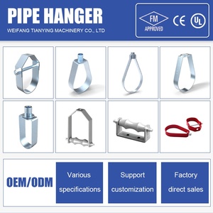 Giá đỡ ống kim loại mạ kẽm nhúng nóng 1/2-12, điều chỉnh chiều cao, kiểu móc chữ U, nhiều kích cỡ cho kẹp ống - Product Image 4