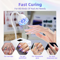Nouveau Portable 30W sans fil Lotus forme Nail Art UV lampe à LED Table debout pliable lampe à ongles avec capteur intelligent