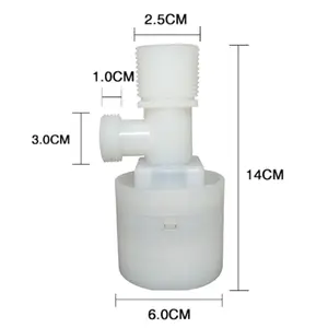 1Inch Màu Trắng Nhựa Van Điều Khiển Mực Nước Float Van Cho Nồi Hơi