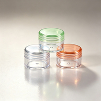 Pot en plastique vide pour crème cosmétique, lotion, baume, crèmes pour le corps et les yeux, emballage de maquillage, 10g 15g