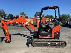 Mini-excavatrice hydraulique sur chenilles d'occasion 2022 U27-4, faible nombre d'heures, pelle compacte, équipement de construction à vendre aux États-Unis, au Canada et en Europe - Product Image 2