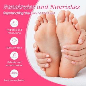 LAIKOU JAPAN SAKURA <span class=keywords><strong>FOOTMASK</strong></span> HYDRATANT Éclaircissant Hydratant Soins de la peau Gommage exfoliant Cosmétique Masque exfoliant pour les pieds - Product Image 5