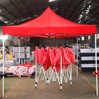 Tente de stand d'exposition portable 10x10 pieds avec structure en acier, tissu Oxford, pliable, type pop-up, pour événements et expositions, vente en gros, personnalisable, modèle 2026