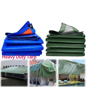 Lona de Poliéster Impermeable con Recubrimiento, 23m 2x4m 34m, Verde Plateado, Protección UV, Toldo para Auto, Camping, Pesca, Parasol - Product Image 1