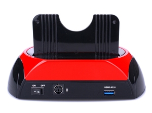 Vỏ ổ cứng gắn ngoài sata kép tất cả trong một ổ cắm HDD 2.5 "3.5" Ổ cắm HDD bằng nhựa tương thích 2.0 USB SSD/ HDD - Product Image 5