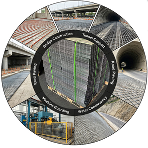Panneau de treillis métallique soudé galvanisé, fil de 3 mm 4 mm, ouverture de 50 mm 75 mm, pour <span class=keywords><strong>mur</strong></span> de soutènement et canal de drainage - Product Image 2