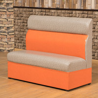 Sièges de restaurant à thème, banquette rétro pour bar sportif, canapé personnalisé en cuir PU tricolore pour la restauration commerciale