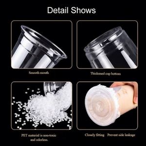 Custom Logo Printed 12oz 16oz Clear PET <b>Cup</b> 98mm Diameter Transparent <b>Cups</b> <b>Plastic</b> Smoothies Cold Coffee and Ice <b>Drinking</b> <b>Cup</b> - Product Image 4