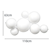 Ballons de vacances une pièce épais durables gonflables réutilisables en PVC ensemble de boules à usage unique décorations de fête Diwali nouveauté