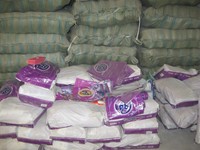 Détergent à lessive en poudre enzymatique en gros de Chine, savon à lessive en vrac de Dubaï