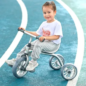 定制儿童三轮车3轮婴儿玩具自行车儿童铝三轮车经典儿童三轮车