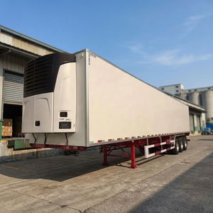 Custom Logo Manual <b>Diesel</b> 3 Axles 48ft/53ft Refrigerated Reefer Semi Trailer Steel <b>Container</b> Food Meat Transport - Product Image 3