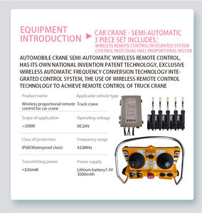 Télé<span class=keywords><strong>commande</strong></span> industrielle Dinghui, 4 joysticks, fonction automatique, construction métallique, garantie 1 an, personnalisable, 6 positions, IP68 - Product Image 5