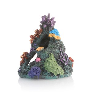 Decoraciones de acuario modernas de 220V, resina de Isla de Coral, <span class=keywords><strong>cueva</strong></span> de vidrio de plástico, <span class=keywords><strong>casa</strong></span> y <span class=keywords><strong>Puente</strong></span>, adorno de pecera rectangular - Product Image 3