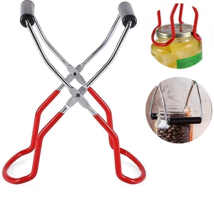 Canning Jar Lifter Tongs Aço Inoxidável Jar Lifter com Borracha Grips para Slip Wide-Boca Clip para Cozinha Restaurante - Product Image 6