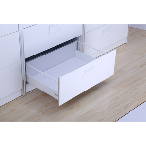 推动打开带圆形栏杆的软关闭抽屉盒滑轨 - Product Image 3