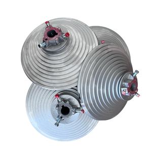 Vente directe d'usine WUXI, porte de <span class=keywords><strong>garage</strong></span> sectionnelle industrielle à levage vertical durable de 18 pouces, tambours à câble en aluminium moulé sous pression, 2 ans - Product Image 5