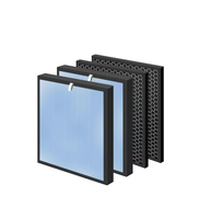 Filtre de remplacement OEM à double section H13 en charbon actif plissé, véritable filtre HEPA pour l'élimination des allergènes et des COV, compatible HATHASPACE HSP001