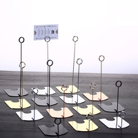 Clip publicitaire POP en métal pour table, support de signalisation pour boulangerie, pâtisserie, supermarché, étiquette de prix, présentoir de carte de produits