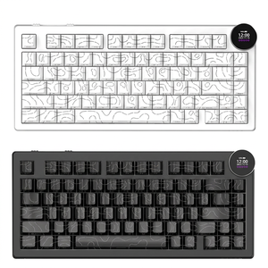 Clavier mécanique AJAZZ AK820 V2 PRO 75% avec écran TFT intelligent, double mode 8000Hz, Gasket, Hot-Swap, RGB, 81 touches pour le <span class=keywords><strong>gaming</strong></span> - Product Image 3