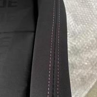 Siège baquet de course universel RECARO rouge et noir en suède, avec rails à double verrouillage, pour voitures modifiées – Meilleures ventes