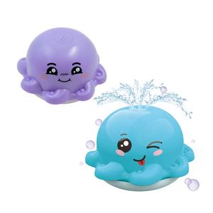 Juguete de <span class=keywords><strong>Pulpo</strong></span> Recargable para Bañera de Bebé, Juguete de <span class=keywords><strong>Piscina</strong></span> con Luz, Rociador de Agua Automático para Bañar a Niños Pequeños - Product Image 1