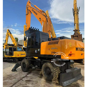 Excavadora de ruedas usada original Hyundai 210W-7 excavadora Hyundai de alta calidad a la venta excavadora de ruedas de Corea del Sur 210w-7 - Product Image 1