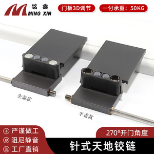 Bisagra de Aluminio Tipo Ming Xin con Marco de 270 Grados, Bisagra de Puerta de Mueble de Cierre Suave con Doble Amortiguación y Mortaja Completa - Product Image 5
