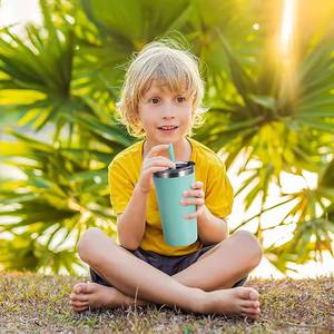2023 gros gobelet en acier inoxydable pour <span class=keywords><strong>enfant</strong></span> 12OZ tasse de voyage isolée sous vide à double paroi pour lait chaud ou boissons - Product Image 6