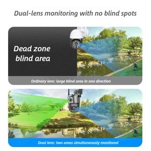 PoE không dây <span class=keywords><strong>Wifi</strong></span> 4G độ nét cao màn hình kép <span class=keywords><strong>Camera</strong></span> quan sát ban đêm CMOS điều khiển từ xa thông qua ứng dụng Android iOS cho ngoài trời - Product Image 3