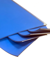 PrintShield Modelo 007, Tapón de Goma Natural Resistente, Color Azul, Máquinas de Impresión Offset, Servicios de Corte Personalizados Disponibles
