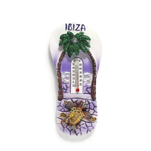 Aimant de réfrigérateur souvenir 3D fait à la main personnalisé aimant de réfrigérateur en résine IBIZA MAJORCA de style île de conception de plage - Product Image 5