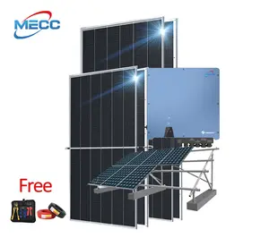 MEC sistem energi surya, untuk proyek rumah 3kw 5kw 10kw Off Grid sistem daya Panel surya dengan baterai penyimpanan