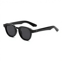 FUMILA 5173 Kacamata Hitam UV400 Bulat Baru Gaya Jalanan Eropa dan Amerika Kelas Atas Trendi Retro Unisex
