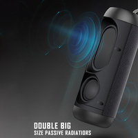 Precio bajo Inalámbrico Bluetooth Altavoces portátiles a prueba de agua IPX6 Fiesta al aire libre Uso Funciona con pilas Plástico Compatible Apple