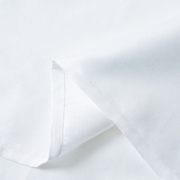 Ensemble de literie en coton taille Queen, comprenant drap-housse, taie d'oreiller et housse de couette, blanc hôtelier