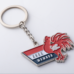 Keychain Manufacturer Customized Logo Metal Keyring Company Name Personalized Design Metal Keychain