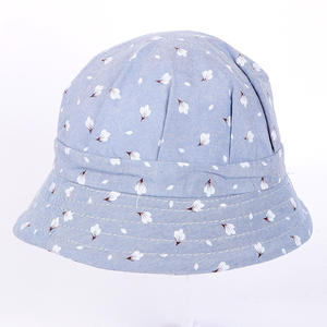 Sombrero de Pescador de Algodón y Lino, Protección Solar, Transpirable, para Mujer, con Ala Plana, para Primavera y Otoño - Product Image 3