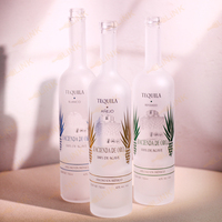 Bouteille en Verre Classique de 750 ml pour Whisky, Vodka et Vin, Vente en Gros Direct Usine