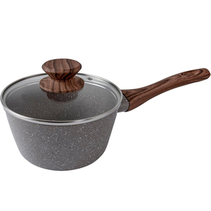 High Quality 9-Piece Aluminum Alloy Non-Stick Cooking <b>Pots</b> Glass Lids Soft Touch Handles Forged Ceramic <b>Induction</b> Cookware Set - Product Image 2