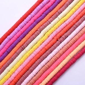 <b>Polymer</b> Clay Beads 6Mm Round For Jewelry Making Craft Materials Loose Beads Environmental Friendly Scattered Beads Jinhua Origin - Product Image 4