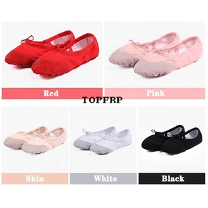 Zapatos de Ballet con Suela de Cuero Rojo de China - Product Image 3