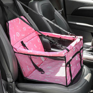 Juicepet Outdoor Travel Oxford Dog Booster Seat Square Pattern Car Backseat Safety <span class=keywords><strong>Protection</strong></span> Pad pour chiens - Product Image 1