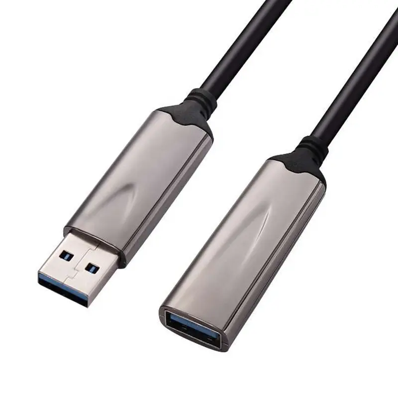 Xput גבוהה מהירות ארוך 5Gbps AOC פעיל USB 3.0 זכר לנקבה סיבים אופטי כבל אופטי סיבי USB3.0 הארכת כבל 5M-100M