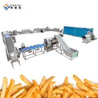 Ligne de production commerciale entièrement automatique pour la fabrication de chips de pommes de terre, de frites et de flocons de pommes de terre, équipement de production congelée