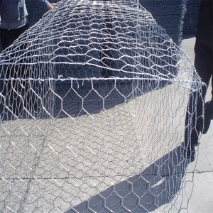 Caisse <span class=keywords><strong>gabion</strong></span> hexagonale, en treillis métallique galvanisé / recouvert de PVC à double torsion, pour la protection des berges fluviales et le contrôle de l'érosion - Product Image 4