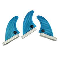 Ailerons de planche de surf en fibre de verre nid d'abeille double tab, couleur personnalisée