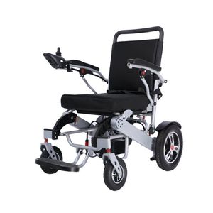 รถเข็นไฟฟ้าอลูมิเนียมอัลลอยพับได้ พกพาสะดวกสำหรับการเดินทาง พร้อมแบตเตอรี่ลิเธียม ได้รับการรับรองมาตรฐาน CE - Product Image 1